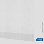 Cortina Blackout Leuco Enrollable Poliester Blanca Fondo Entero 100 x 180 cm