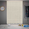 Cortina Translúcida Luce Enrollable Poliester Beige Fondo Entero 160 x 180 cm