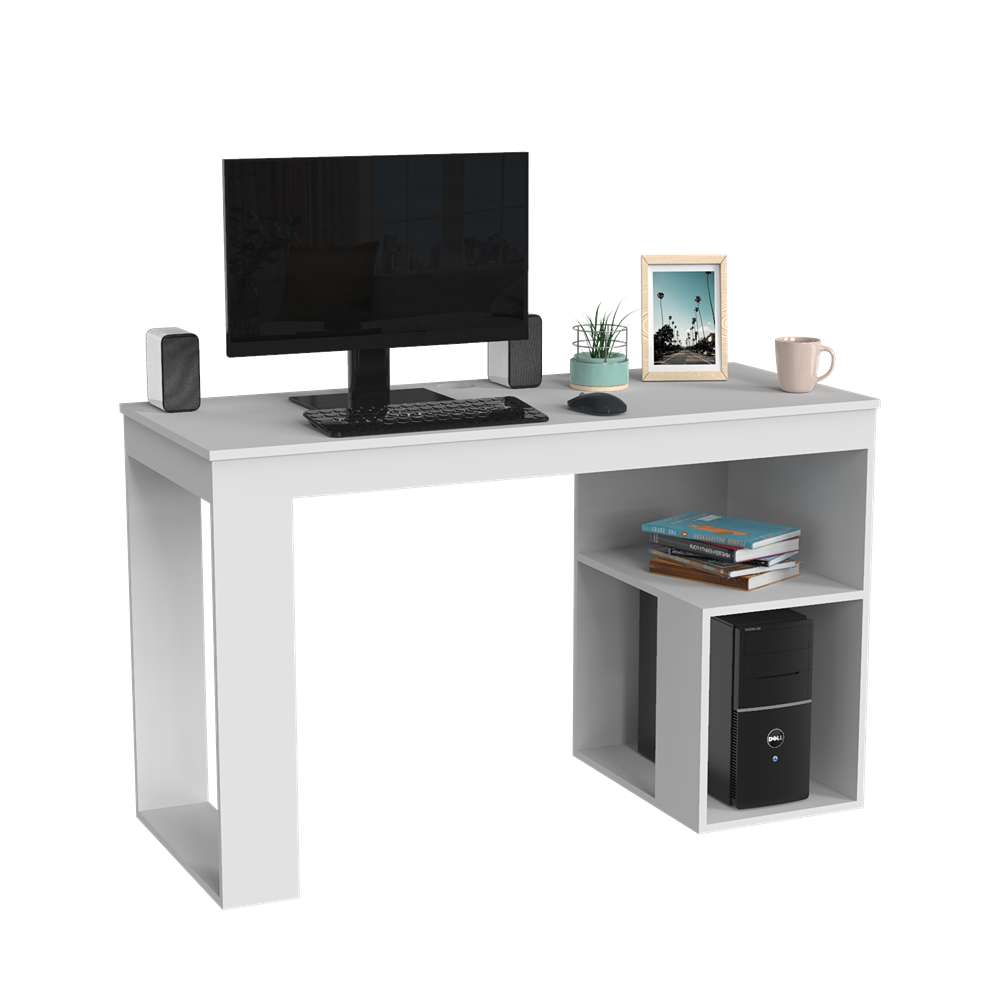 Escritorio Astana Blanco 110x73.5cm con Entrepaños