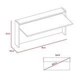 Escritorio London Plomo 100 cm Flotante