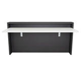 Escritorio London Plomo 100 cm Flotante