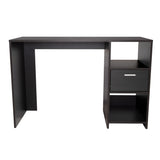 Escritorio Omma Wengue 110 cm con Cajón y Entrepaños - Escritorios y Archivadores | Bylmo