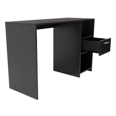 Escritorio Omma Wengue 110 cm con Cajón y Entrepaños - Escritorios y Archivadores | Bylmo