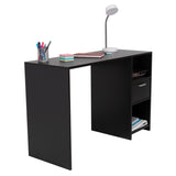 Escritorio Omma Wengue 110 cm con Cajón y Entrepaños - Escritorios y Archivadores | Bylmo