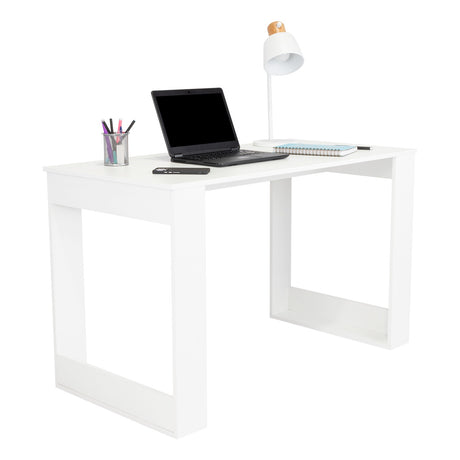 Escritorio Oviedo Blanco 120x73cm sin Cajones - Escritorios y Archivadores | Bylmo