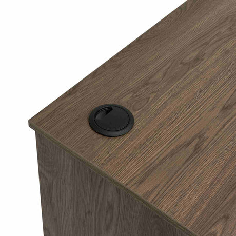 Escritorio Terminal Malibú Coñac 120 cm sin Cajones - Escritorios | Bylmo