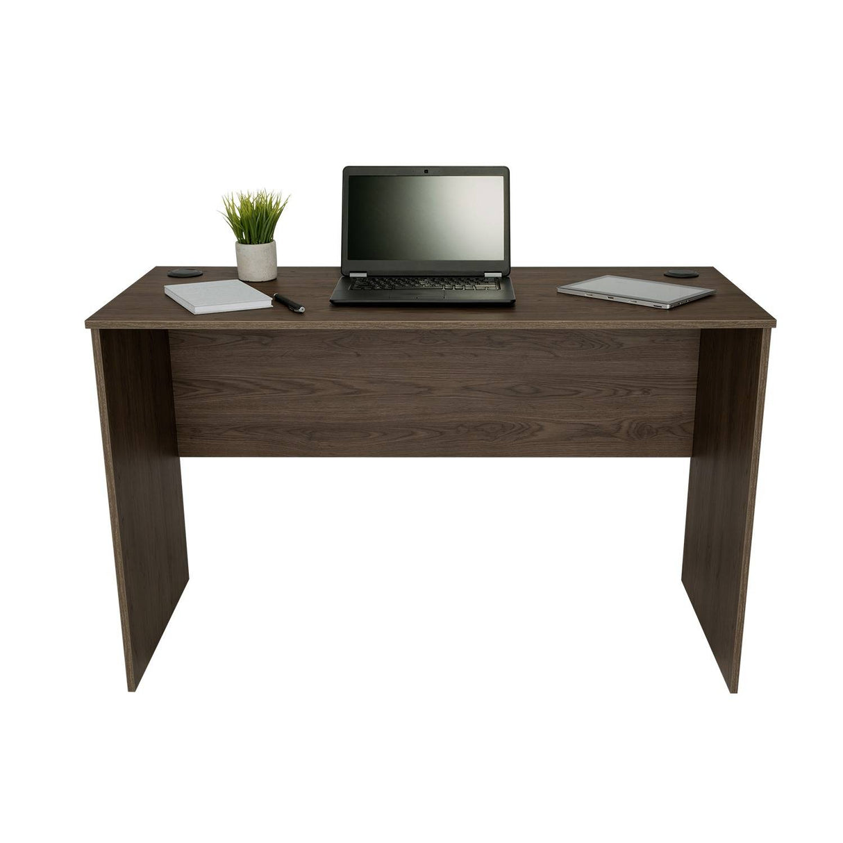 Escritorio Terminal Malibú Coñac 120 cm sin Cajones - Escritorios | Bylmo