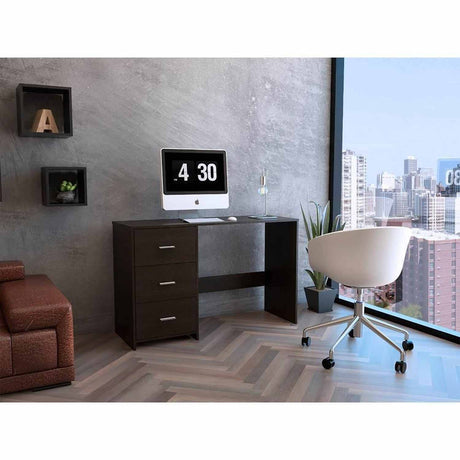 Escritorio Toronto Wengue 121 cm con Cajones - Escritorios y Archivadores | Bylmo