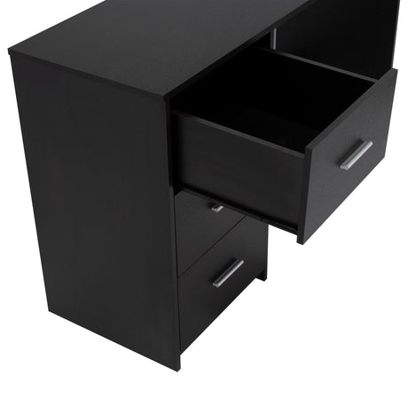 Escritorio Toronto Wengue 121 cm con Cajones - Escritorios y Archivadores | Bylmo