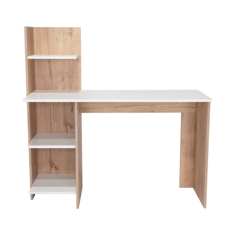 Escritorio Vilna Duna 120x121cm sin Cajones y con Organizador de Libros - Escritorios | Bylmo