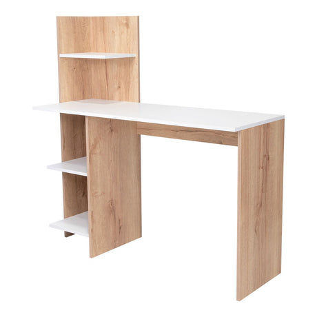 Escritorio Vilna Duna 120x121cm sin Cajones y con Organizador de Libros - Escritorios | Bylmo