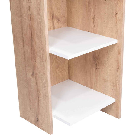 Escritorio Vilna Duna 120x121cm sin Cajones y con Organizador de Libros - Escritorios | Bylmo