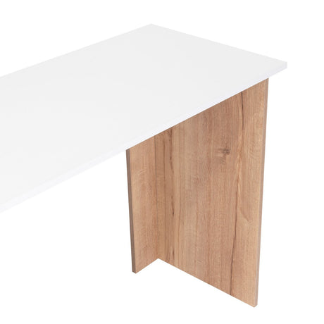 Escritorio Vilna Duna 120x121cm sin Cajones y con Organizador de Libros - Escritorios | Bylmo