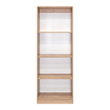 Estantería Home Macadamia 63x181cm con Cuatro Compartimientos - Bibliotecas y Estanterías | Bylmo