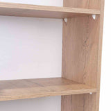 Estantería Home Macadamia 45x181cm con Cinco Compartimientos - Bibliotecas y Estanterías | Bylmo