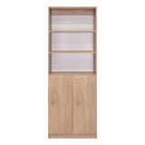 Estantería Home Macadamia 63x181cm con Tres Compartimientos - Bibliotecas y Estanterías | Bylmo