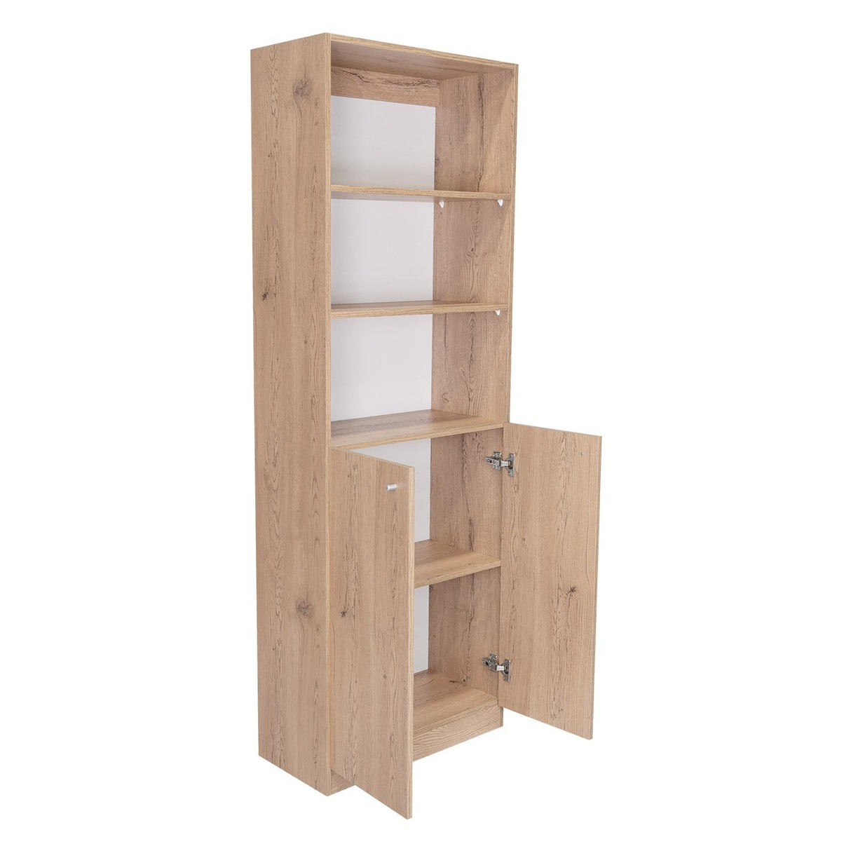 Estantería Home Macadamia 63x181cm con Tres Compartimientos - Bibliotecas y Estanterías | Bylmo