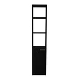 Estanteria de Baño Shen Wengue 33 cm con Una Puerta y Entrepaños - Gabinetes | Bylmo