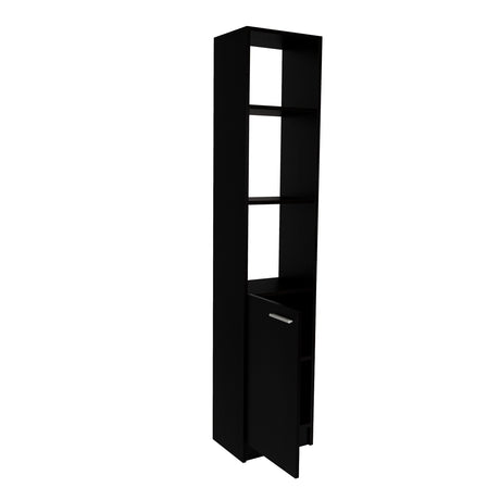 Estanteria de Baño Shen Wengue 33 cm con Una Puerta y Entrepaños - Gabinetes | Bylmo
