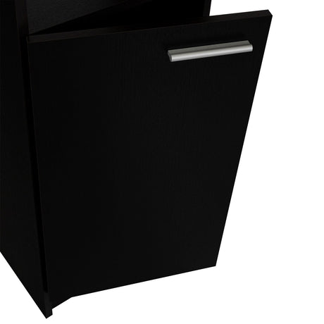 Estanteria de Baño Shen Wengue 33 cm con Una Puerta y Entrepaños - Gabinetes | Bylmo