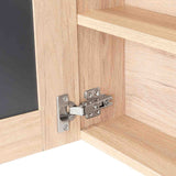 Gabinete de Baño Cairo Rovere 55x40cm Cuadrado con Espejo y con Dos Entrepaños - Gabinetes | Bylmo