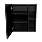 Gabinete de Baño Labelle Wengue 45x49.7cm Cuadrado con Espejo y con Tres Entrepaños - Gabinetes de Baño | Bylmo