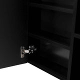 Gabinete de Baño Labelle Wengue 45x49.7cm Cuadrado con Espejo y con Tres Entrepaños - Gabinetes de Baño | Bylmo