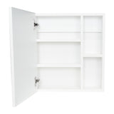 Gabinete de Baño Manchester Blanco 45x49.7cm Cuadrado con Espejo y con Tres Entrepaños - Gabinetes | Bylmo