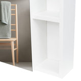 Gabinete de Baño Manchester Blanco 45x49.7cm Cuadrado con Espejo y con Tres Entrepaños - Gabinetes | Bylmo
