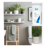 Gabinete de Baño Manchester Blanco 45x49.7cm Cuadrado con Espejo y con Tres Entrepaños - Gabinetes | Bylmo