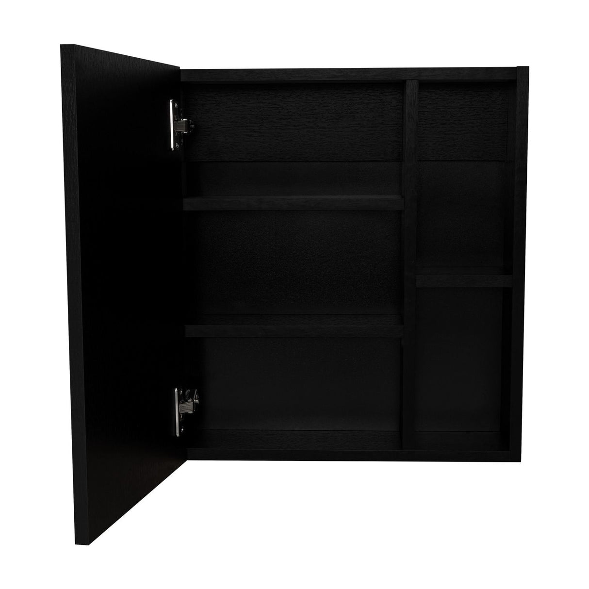 Gabinete de Baño Manchester Wengue 45x49.7cm Cuadrado con Espejo y con Tres Entrepaños - Gabinetes | Bylmo