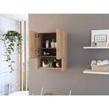 Gabinete de Baño Ventus Duna y Plomo 60x45cm Cuadrado con Dos Entrepaños - Gabinetes | Bylmo