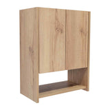 Gabinete de Baño Ventus Duna y Plomo 60x45cm Cuadrado con Dos Entrepaños - Gabinetes | Bylmo