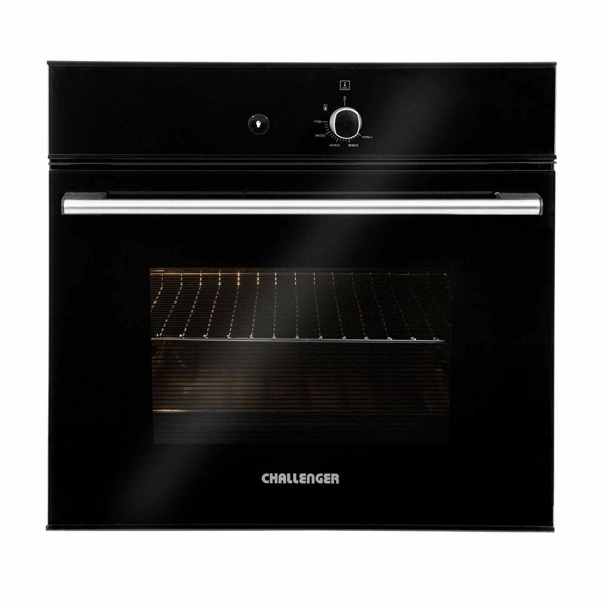Horno de Empotrar Gas Natural Challenger Negro 60x60cm 53 Litros