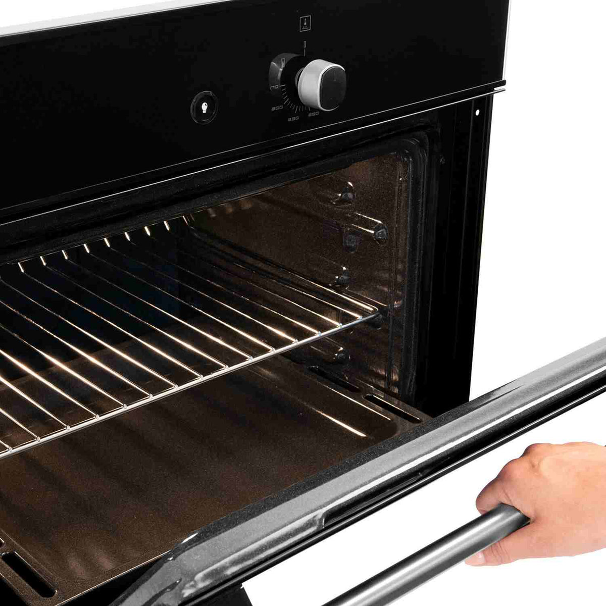 Horno de Empotrar Gas Natural Challenger Negro 60x60cm 53 Litros