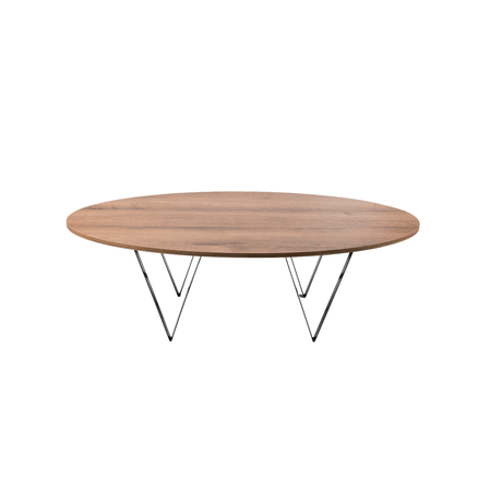 Mesa de Centro Vicotry Amaretto 120x38cm Ovalado Con Patas - Mesas | Bylmo