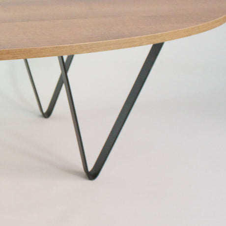 Mesa de Centro Vicotry Amaretto 120x38cm Ovalado Con Patas - Mesas | Bylmo