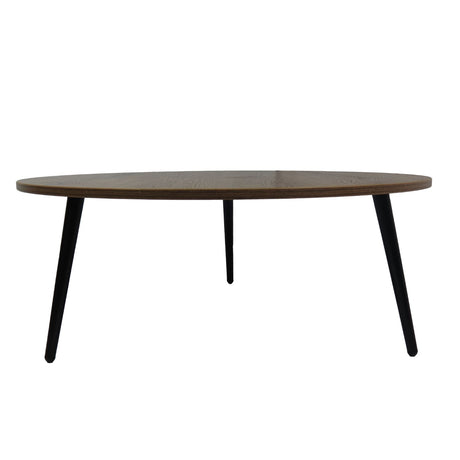 Mesa de Centro Tik Bellota 90 cm Redonda con Patas Metálicas - Mesas de Centro | Bylmo