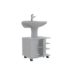 Mueble para Lavamanos Bath Blanco 50x55cm Individual sin Lavamanos con Una Puerta