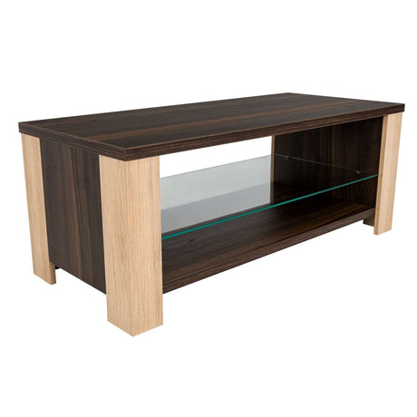 Mesa de Centro Athina Habano 100x39.5cm Rectangular Con Patas - Mesas | Bylmo