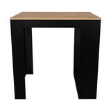 Mesa Auxiliar Tanna Wengue 79 cm Rectangular Elevada - Mesas Auxiliares | Bylmo