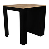 Mesa Auxiliar Tanna Wengue 79 cm Rectangular Elevada - Mesas Auxiliares | Bylmo