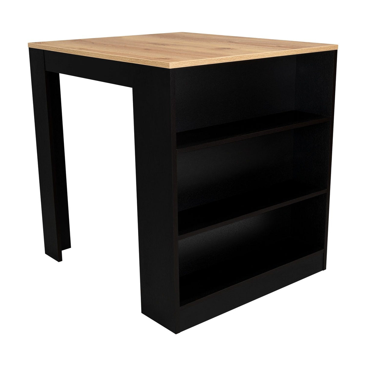 Mesa Auxiliar Tanna Wengue 79 cm Rectangular Elevada - Mesas Auxiliares | Bylmo