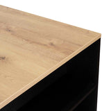 Mesa Auxiliar Tanna Wengue 79 cm Rectangular Elevada - Mesas Auxiliares | Bylmo