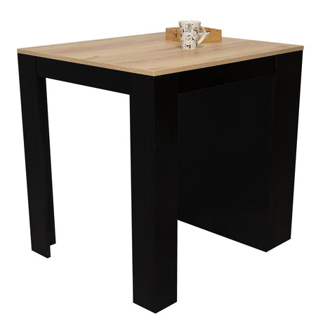 Mesa Auxiliar Tanna Wengue 79 cm Rectangular Elevada - Mesas Auxiliares | Bylmo