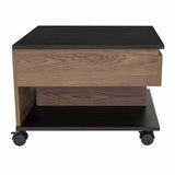 Mesa de Centro Coñac 55x39cm Rectangular Transformable Con Ruedas - Mesas | Bylmo
