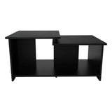 Mesa de Centro Wema Wengue 89.3x41.6cm Rectangular y con Compartimientos