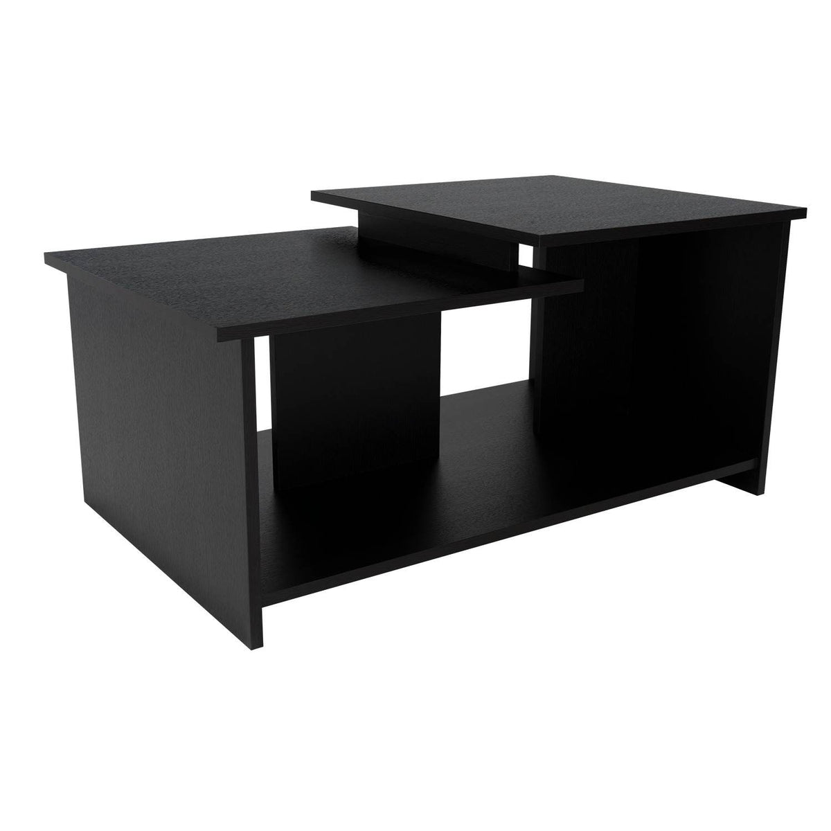 Mesa de Centro Wema Wengue 89.3x41.6cm Rectangular y con Compartimientos