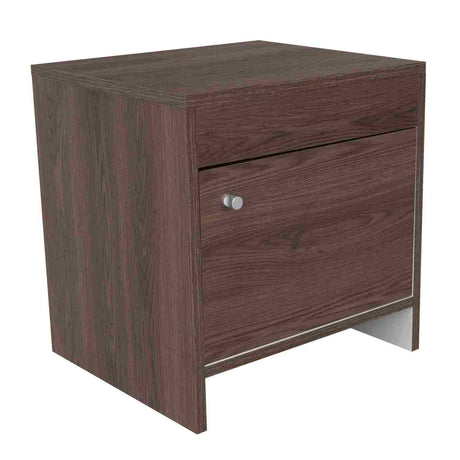 Mesa de Noche Colore Coñac 40x41.6cm con Una Puerta - Mesas de Noche | Bylmo
