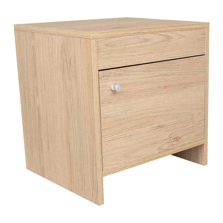 Mesa de Noche Colore Rovere 40x41.6cm con Una Puerta - Mesas de Noche | Bylmo